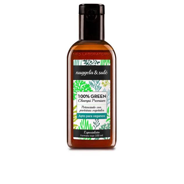 100% GREEN champú apto veganos 100 ml