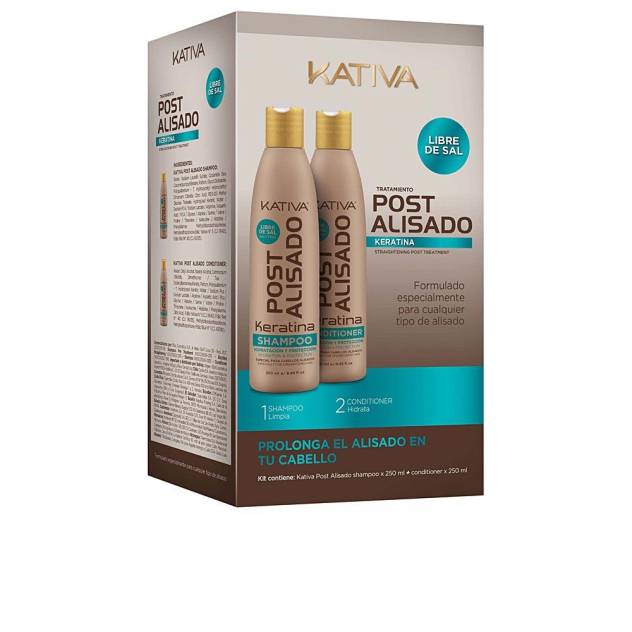 KATIVA PROFESIONAL POST ALISADO LOTE 2 pz