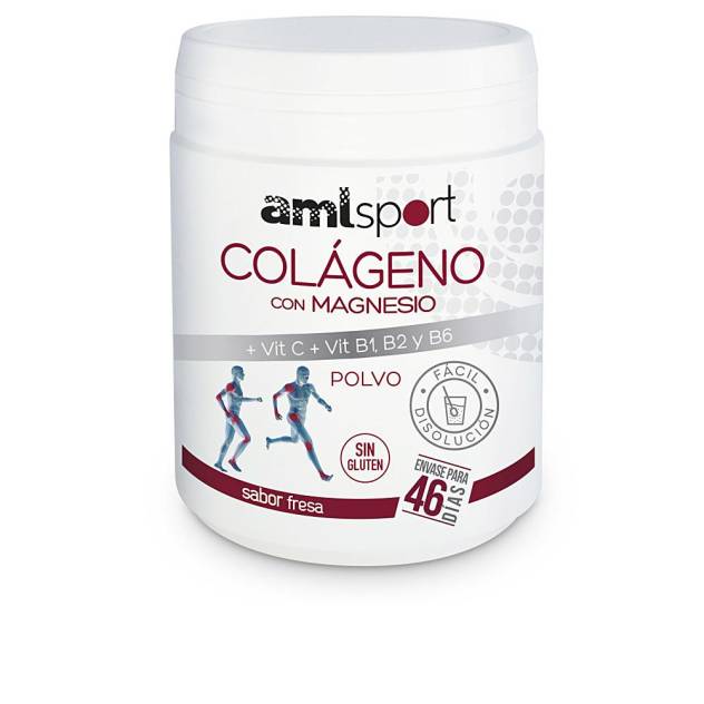 COLÁGENO CON MAGNESIO + VIT.C + VIT.B1.B2.B6 sabor fresa pol 350 gr