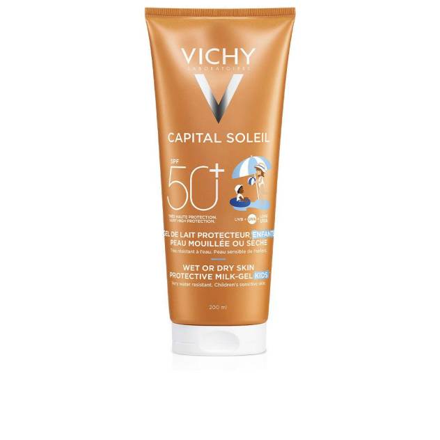 CAPITAL SOLEIL leche-gel protector solar niños SPF50+ 200 ml