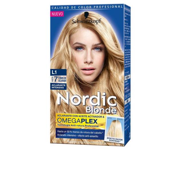 NORDIC BLONDE L1 aclarante intensivo 0% amoniaco 5 u