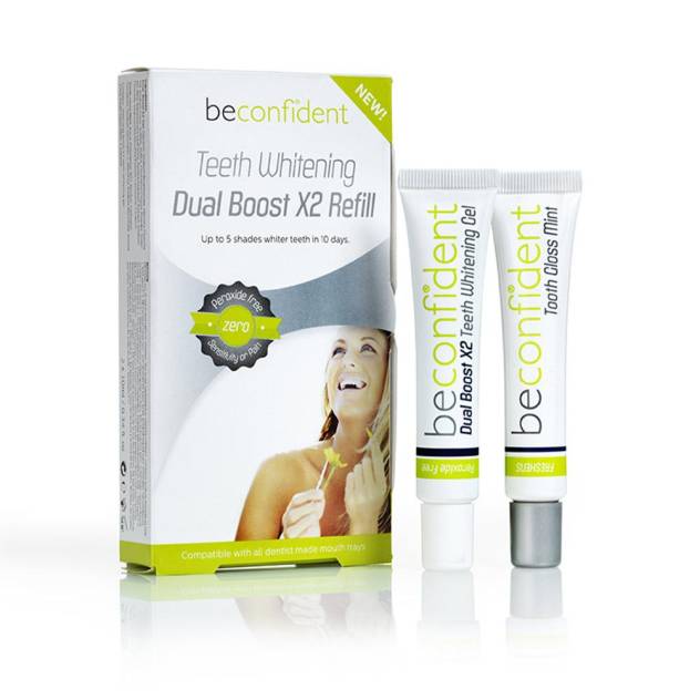 TEETH WHITENING dual boost X2 refill 2 u