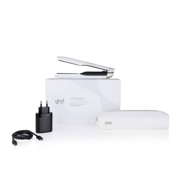 Plancha de pelo ghd unplugged #Blanco 1 u