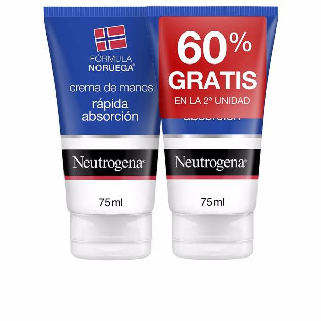 CREMA DE MANOS RÁPIDA ABSORCIÓN PACK 2 x 75 ml