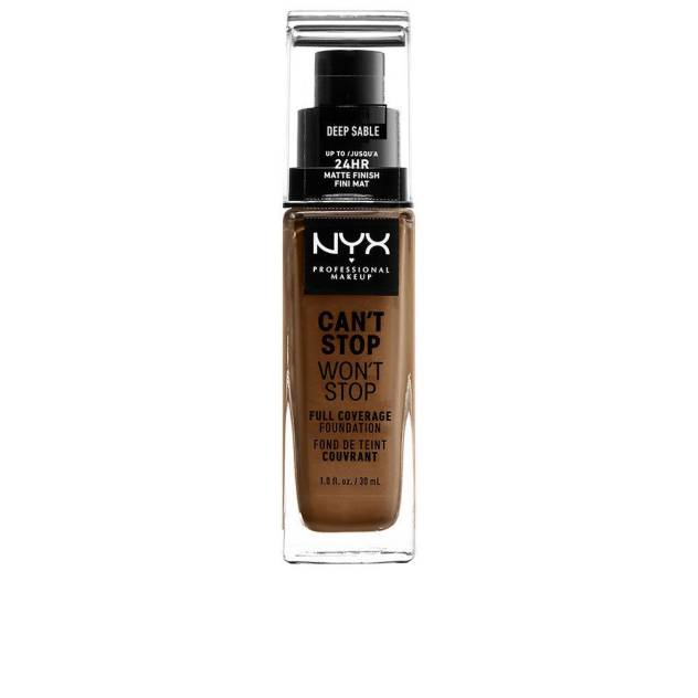 CAN'T STOP WON'T STOP full coverage foundation #deep sable