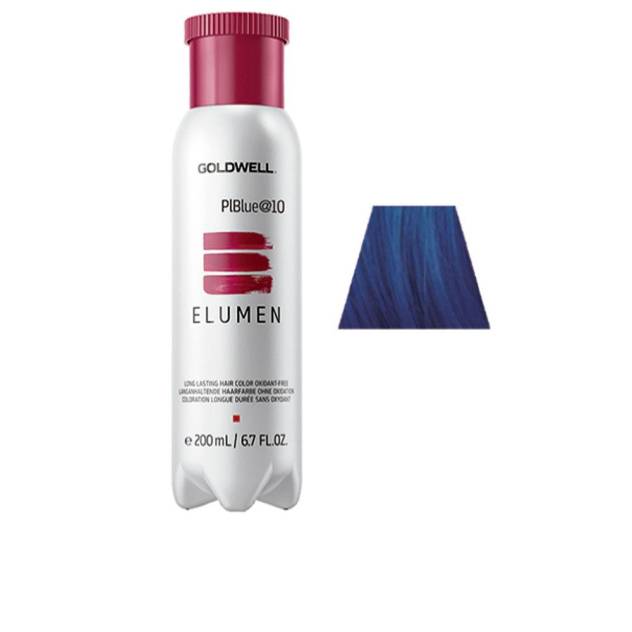 ELUMEN long lasting hair color oxidant free #PlBlue@10 200 ml