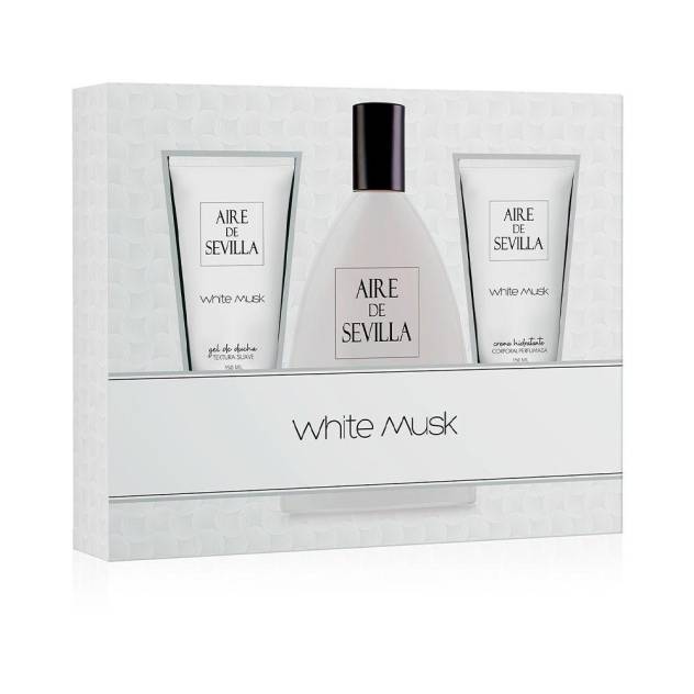 AIRE DE SEVILLA WHITE MUSK lote 3 pz