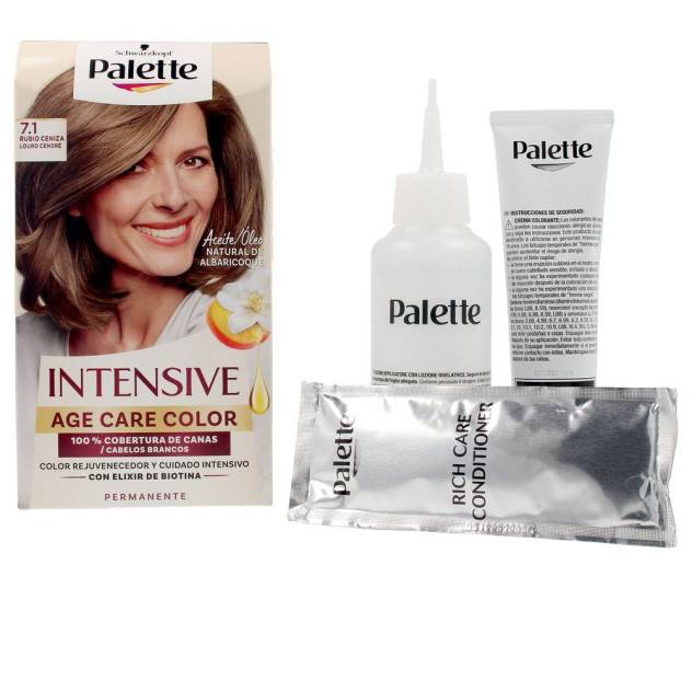 PALETTE AGE CARE COLOR tinte #7.1-rubio ceniza 1 u