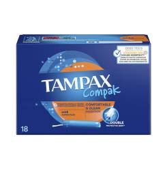 TAMPAX COMPAK tampón super plus 18 u