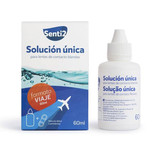 ÚNICA solución con ácido hialurónico + portalentes 60 ml