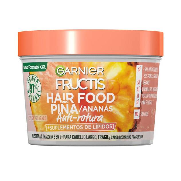 FRUCTIS HAIR FOOD piña mascarilla anti-rotura 350 ml