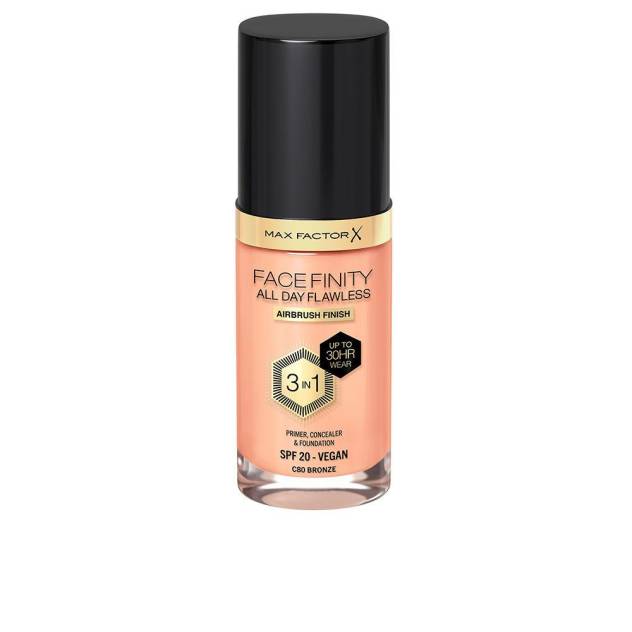 FACEFINITY 3IN1 primer, concealer & foundation #80-bronze 30 ml