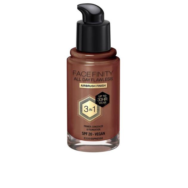 FACEFINITY ALL DAY FLAWLESS 3 IN 1 foundation #C110-espresso 30 ml