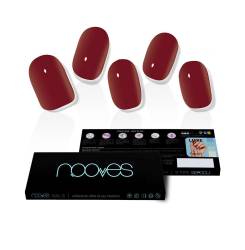 LÁMINAS DE UÑAS DE GEL midnight rain premium luxe solid #rojo 20 u