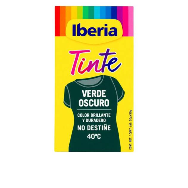 IBERIA TINTE ROPA no destiñe 40º #verde oscuro 70 gr