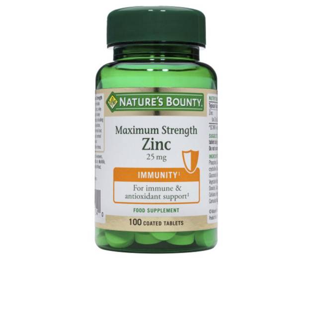 ZINC 25 mg 100 comprimidos recubiertos