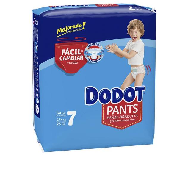 DODOT PANTS pañal-braguita talla 7 +17 kg 23 u