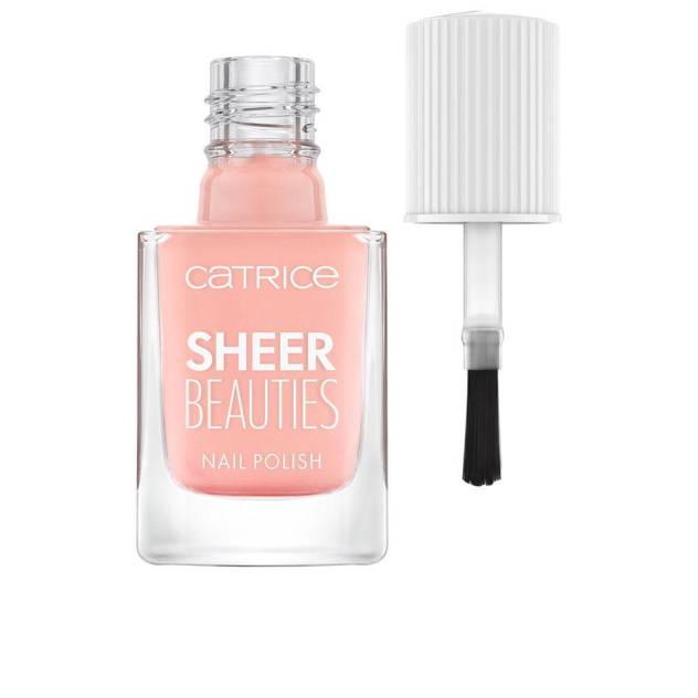 SHEER BEAUTIES nail polish #050-peach for the stars 10,5 ml