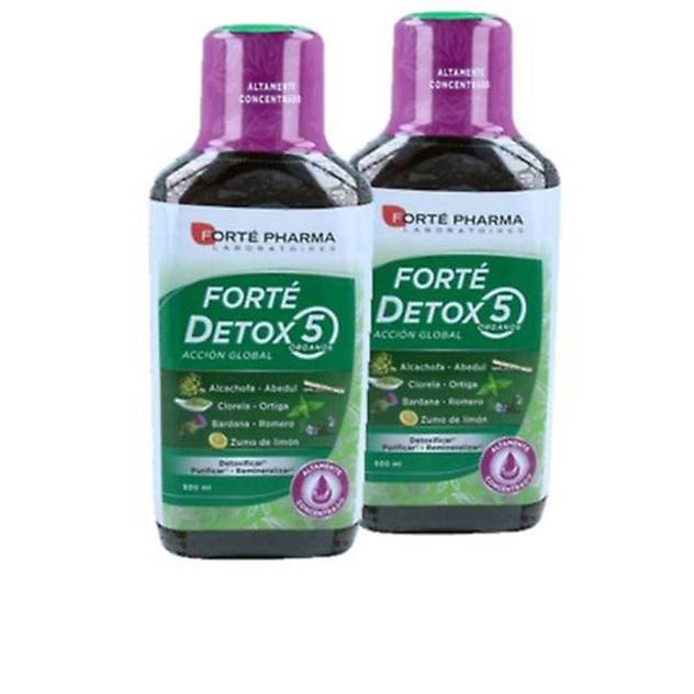 FORTÉ DETOX 5 ÓRGANOS acción global dúo 2 x 500 ml