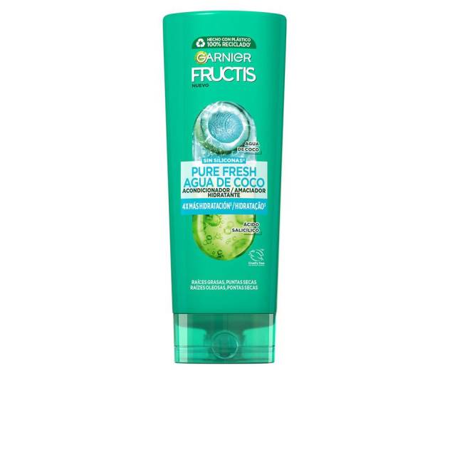 FRUCTIS PURE FRESH agua de coco acondicionador 250 ml