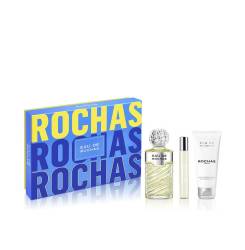 EAU DE ROCHAS ESTUCHE 3 pz