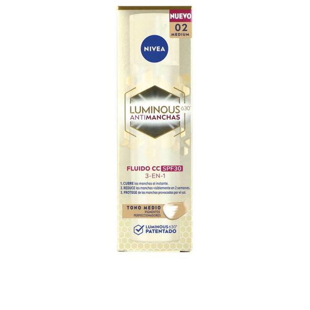 LUMINOUS 630º ANTIMANCHAS CC fluido SPF30 #medio 40 ml