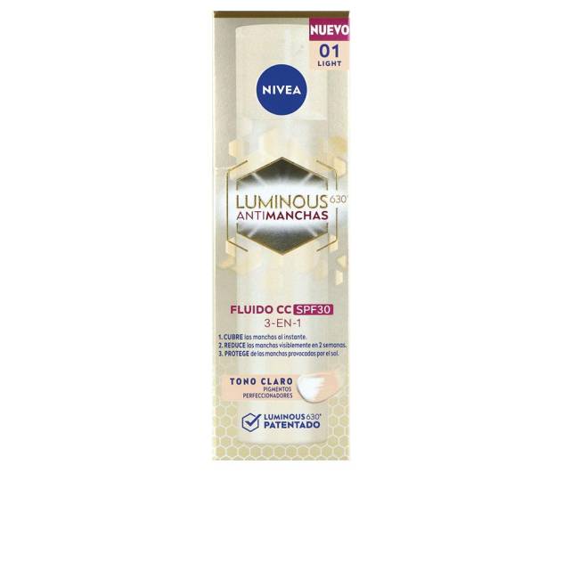 LUMINOUS 630º ANTIMANCHAS CC fluido SPF30 #claro 40 ml