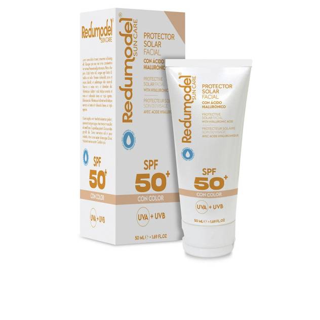 SUN CARE protector solar facial con color SPF50+ 50 ml