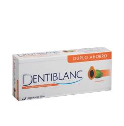 DENTIBLANC BLANQUEADOR INTENSIVO con papaya pack 2 x 100 ml