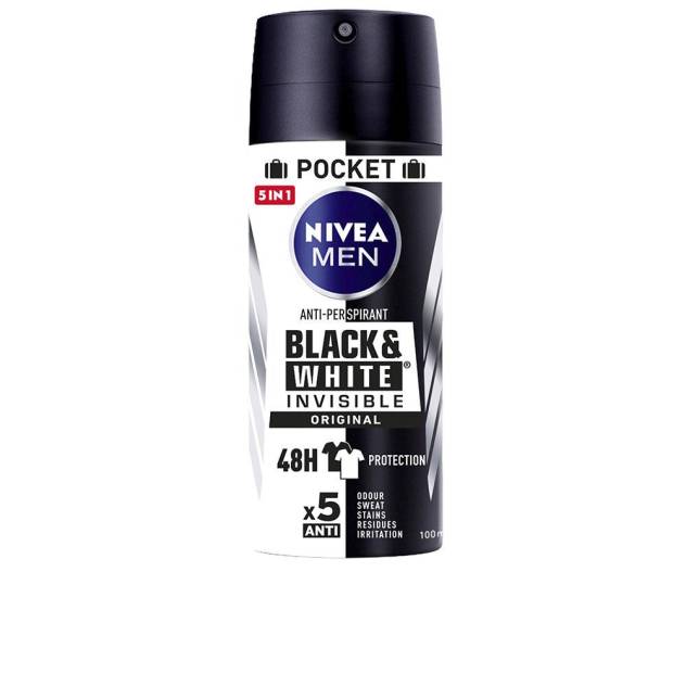 MEN BLACK & WHITE INVISIBLE deo vapo 100 ml