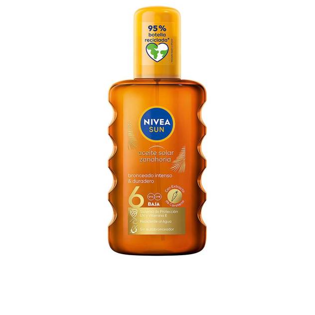 SUN ZANAHORIA aceite solar SPF6 200 ml