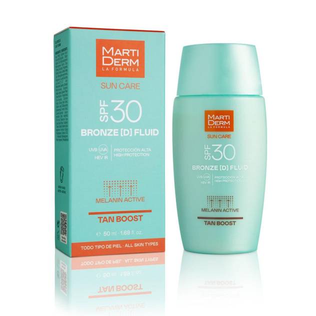 SUN CARE BRONZE [D] protector solar fluido bronceador SPF30 50 ml