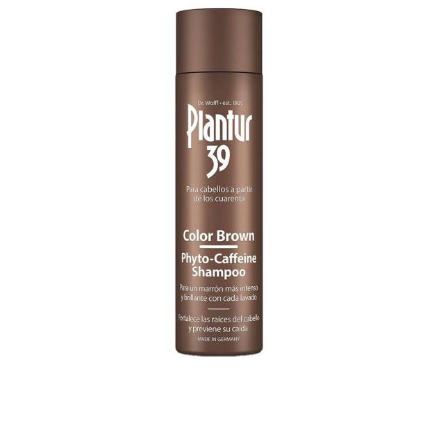 PHYTO-CAFFEINE COLOR BROWN champú anticaída para cabello castaño 250 ml