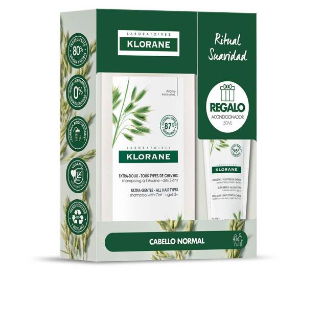 A LA LECHE DE AVENA CHAMPÚ EXTRASUAVE ESTUCHE 2 pz