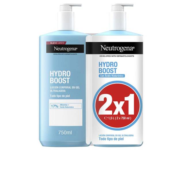 HYDRO BOOST loción corporal en gel pack 2 x 750 ml