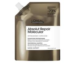 ABSOLUT REPAIR MOLECULAR champú profesional sin sulfatos para cabello dañado recarga 500 ml