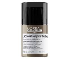 ABSOLUT REPAIR MOLECULAR mascarilla profesional reparadora sin aclarado para cabello dañado 50 ml