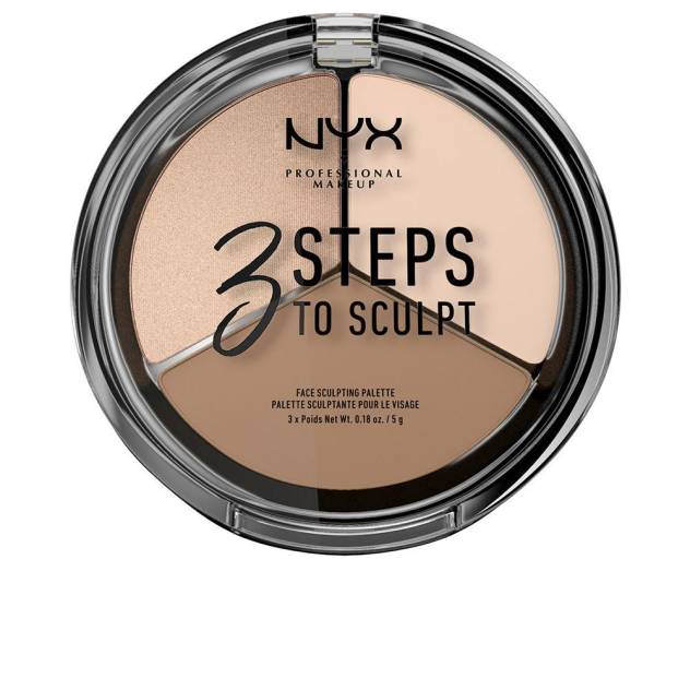 3 STEPS TO SCULPT face sculpting palette #fair 5 gr