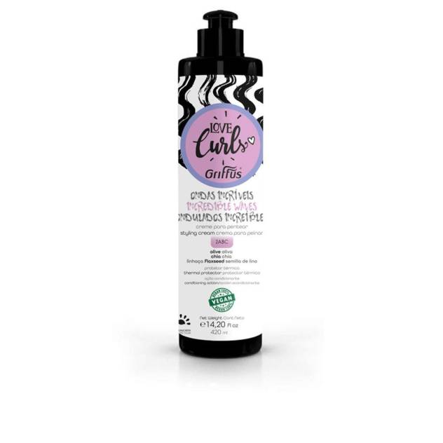 LOVE CURLS crema para peinar ondulados increíbles 2abc 420 ml