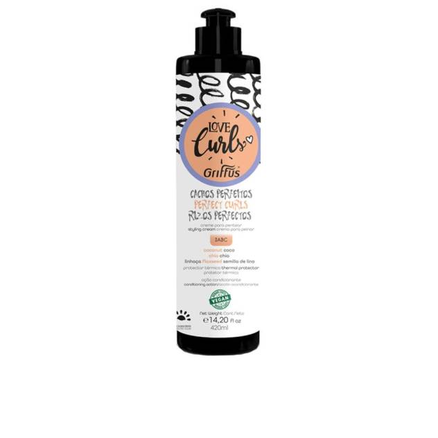 LOVE CURLS crema para peinar rizos perfectos 3abc 420 ml