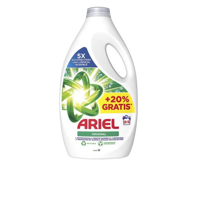 ARIEL ORIGINAL detergente líquido 60 dosis