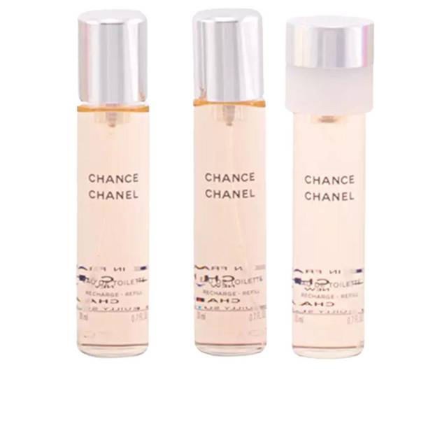 CHANCE eau de toilette vaporizador twist & spray 3 recargas 3 x 20 ml