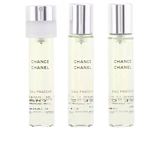 CHANCE EAU FRAICHE eau de toilette vaporizador twist & spray 3 recargas 3 x 20 ml