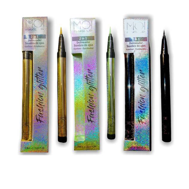 DELINEADOR SOMBRAS DE OJOS 2 en 1 PACK 3 pz