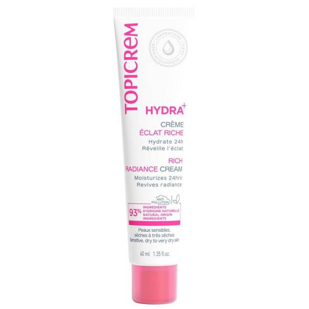 HYDRA+ crema hidratante iluminadora rica 40 ml