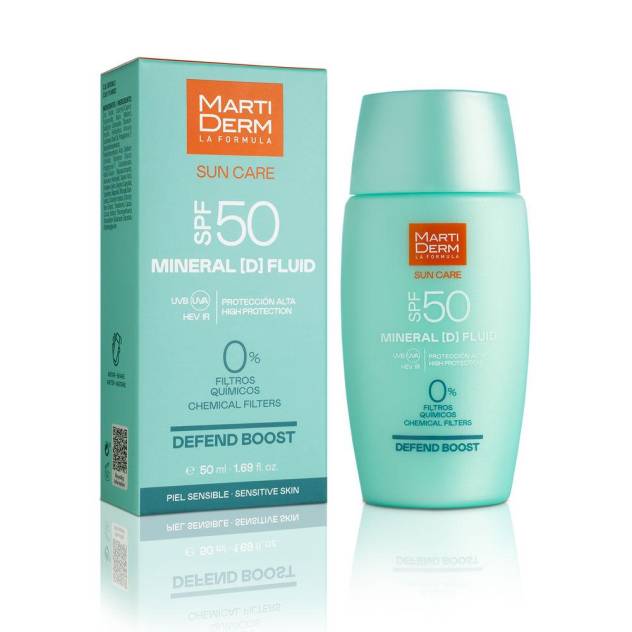 SUN CARE MINERAL [D] protector solar fluido SPF50 50 ml