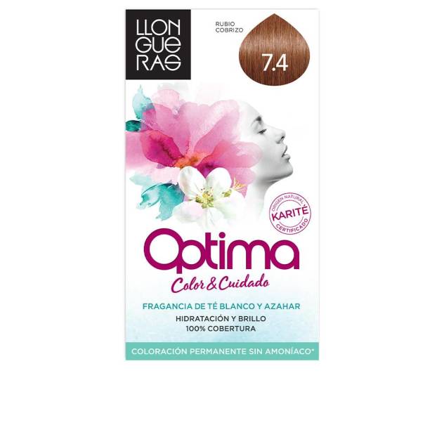 OPTIMA hair colour #7.4-rubio cobrizo 1 u