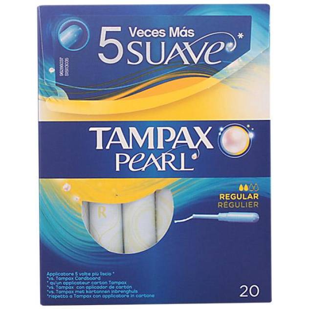 TAMPAX PEARL absorbant regular 20 uds