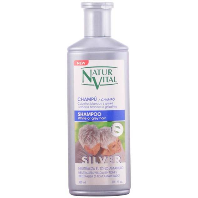 CHAMPÚ SILVER cabello blanco y gris 300 ml