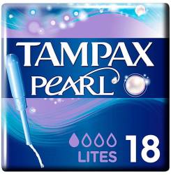 TAMPAX PEARL tampón lites 18 u